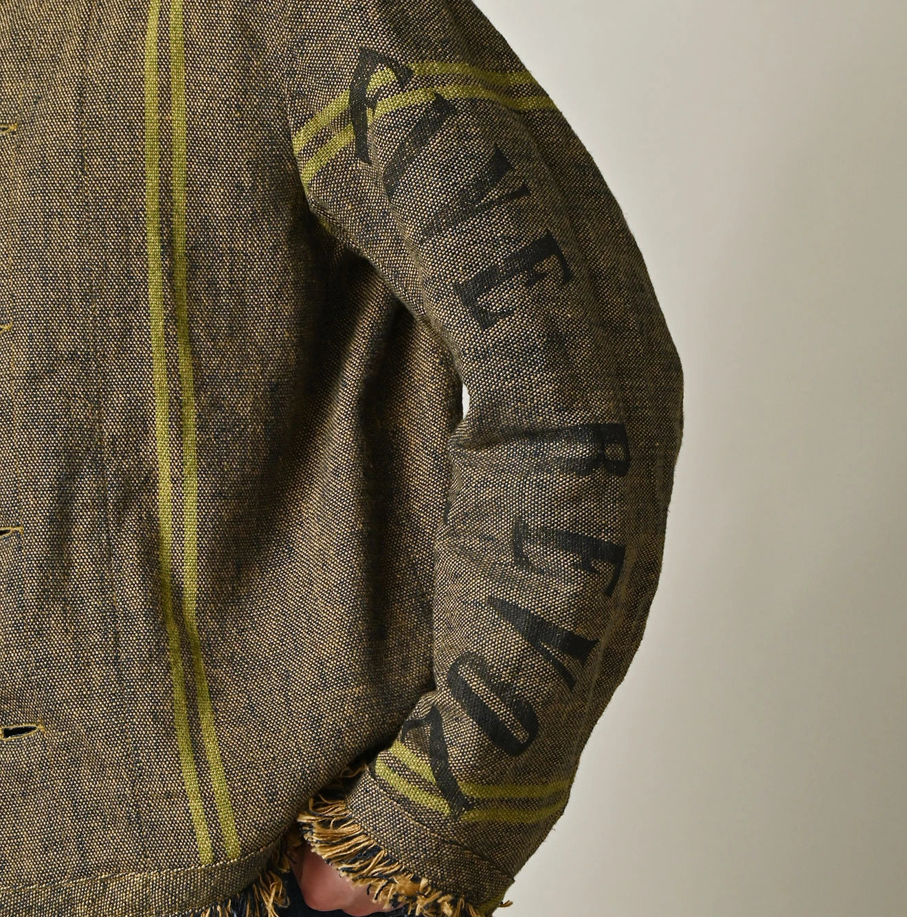 45R Ai Indigo Linen Sack Petit Coverall - Image 8