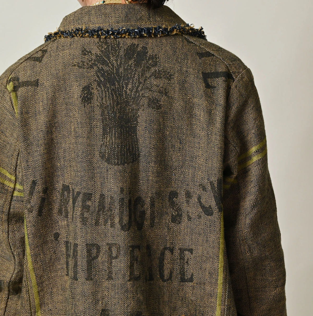 45R Ai Indigo Linen Sack Petit Coverall