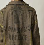 45R Ai Indigo Linen Sack Petit Coverall