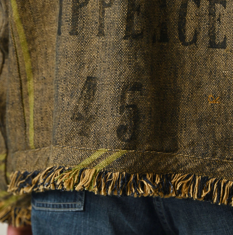 45R Ai Indigo Linen Sack Petit Coverall - Image 12