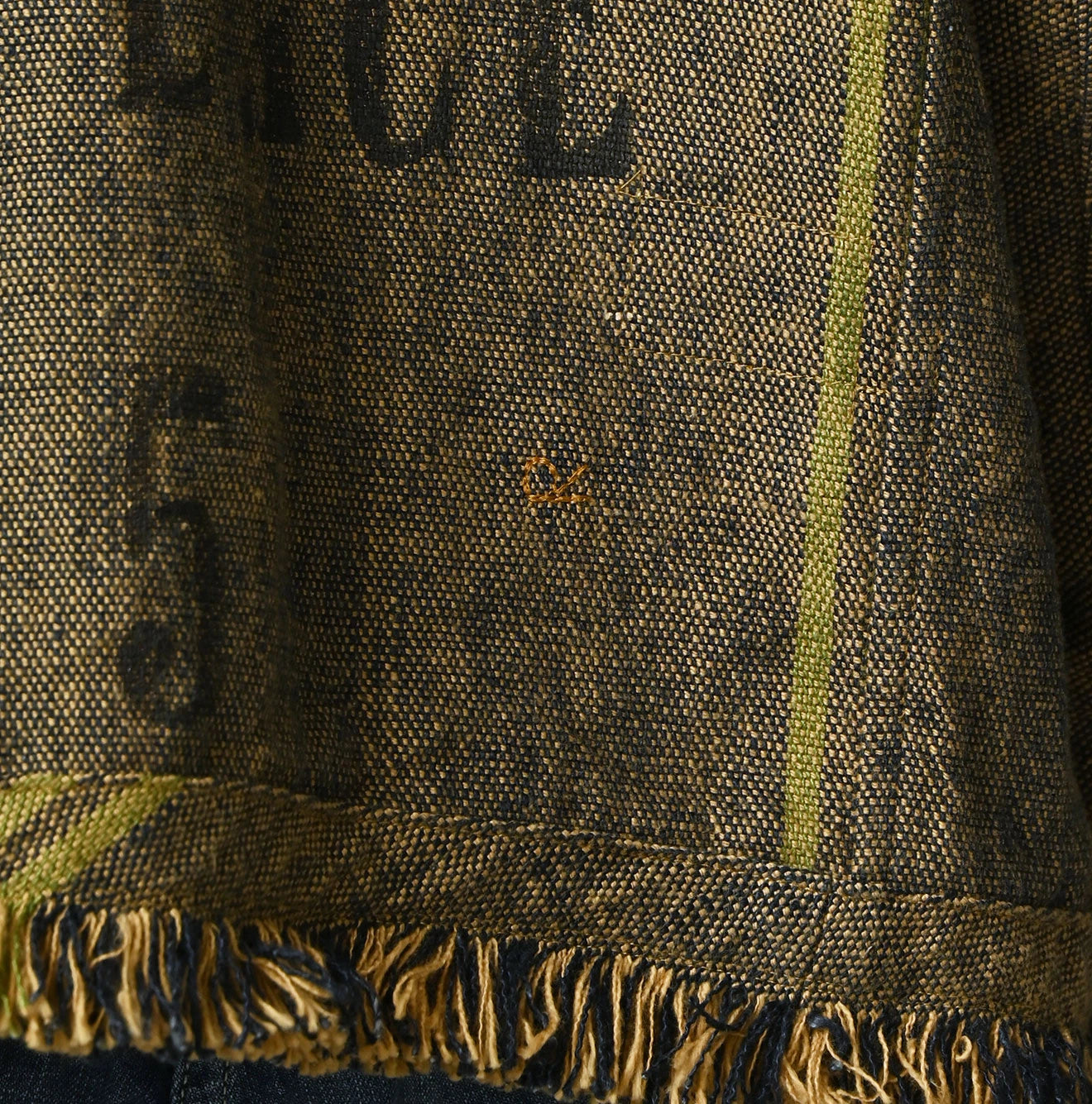 45R Ai Indigo Linen Sack Petit Coverall - Image 13