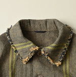 45R Ai Indigo Linen Sack Petit Coverall