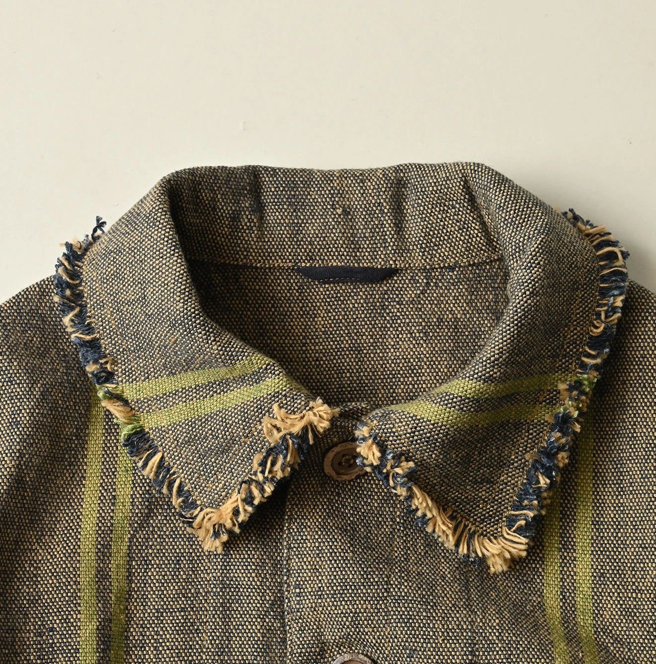 45R Ai Indigo Linen Sack Petit Coverall - Image 15