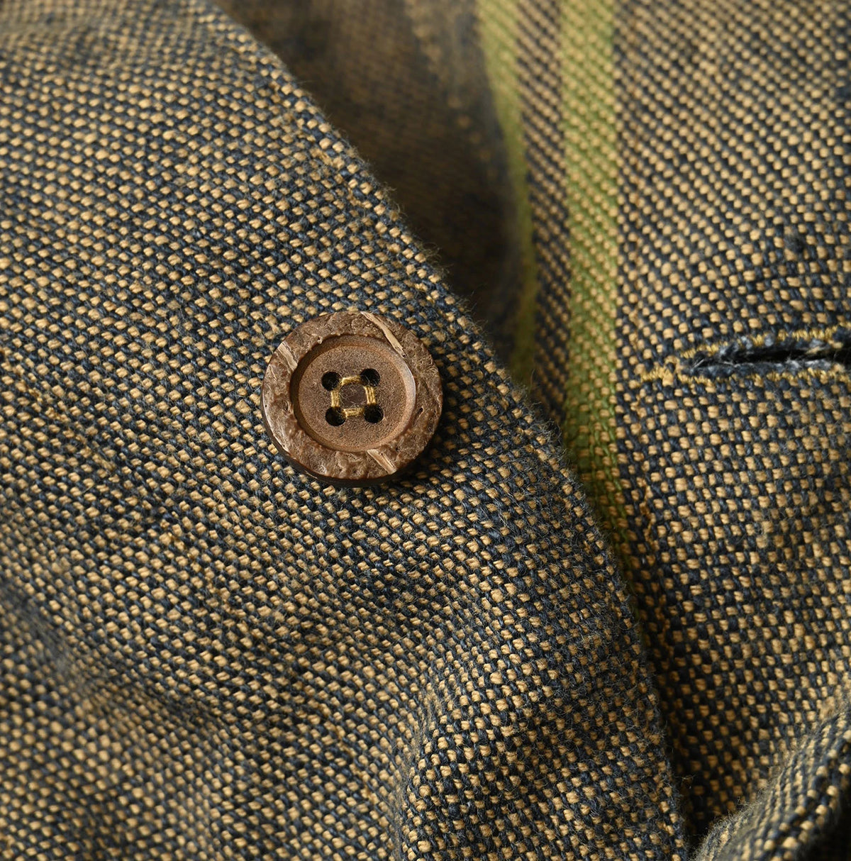 45R Ai Indigo Linen Sack Petit Coverall