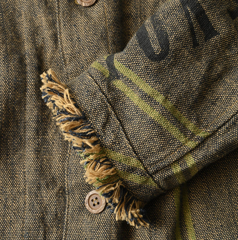 45R Ai Indigo Linen Sack Petit Coverall - Image 20