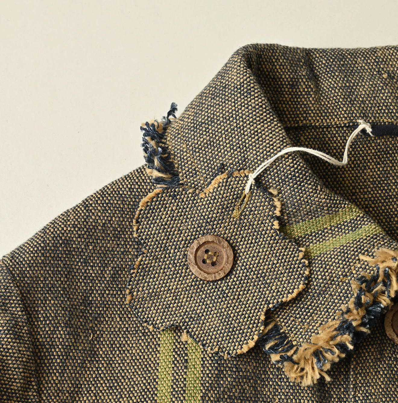 45R Ai Indigo Linen Sack Petit Coverall