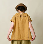 45R Linen Sack Fringe Sleeveless Top
