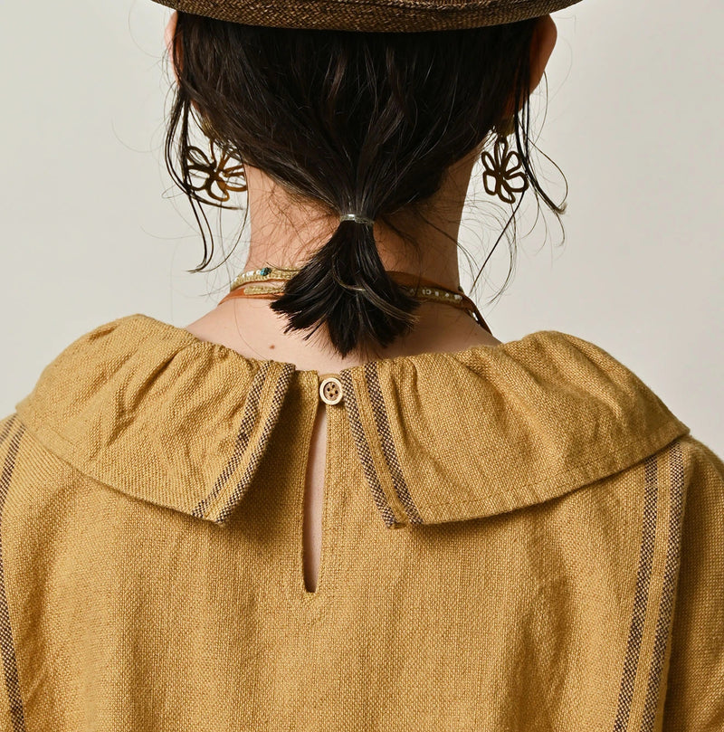 45R Linen Sack Fringe Sleeveless Top - Image 9