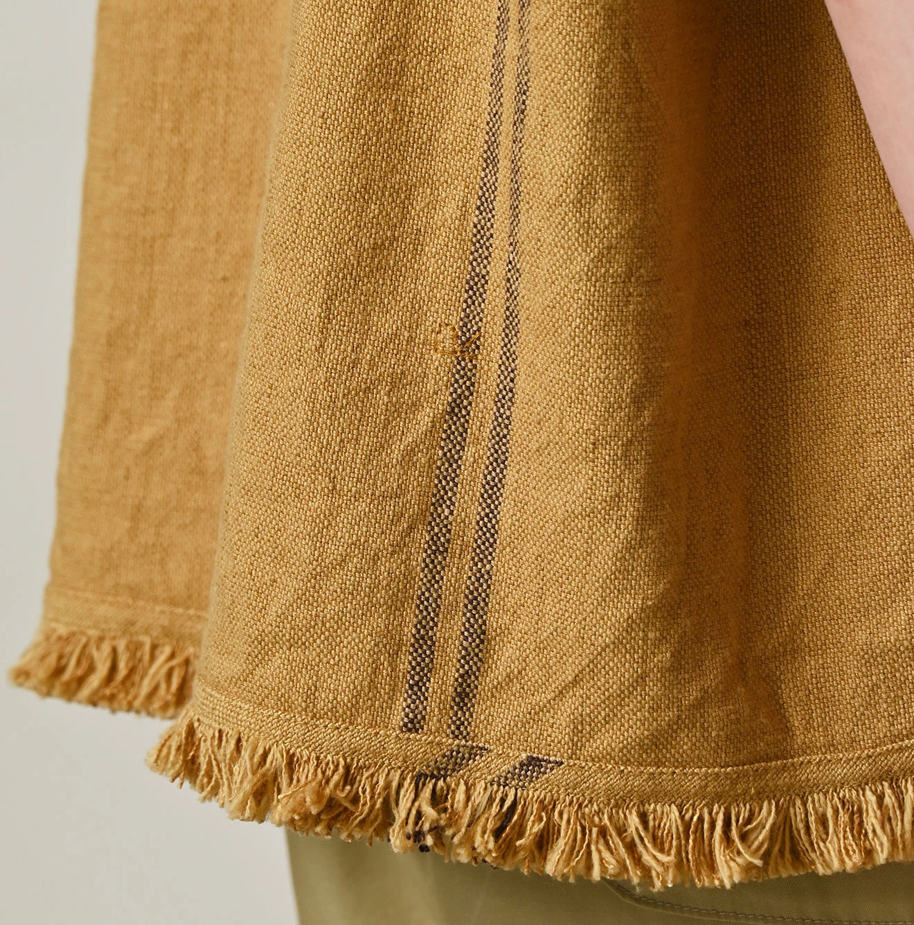 45R Linen Sack Fringe Sleeveless Top - Image 10