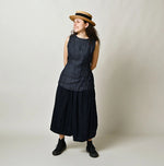 45R Linen Denim Sleeveless Top