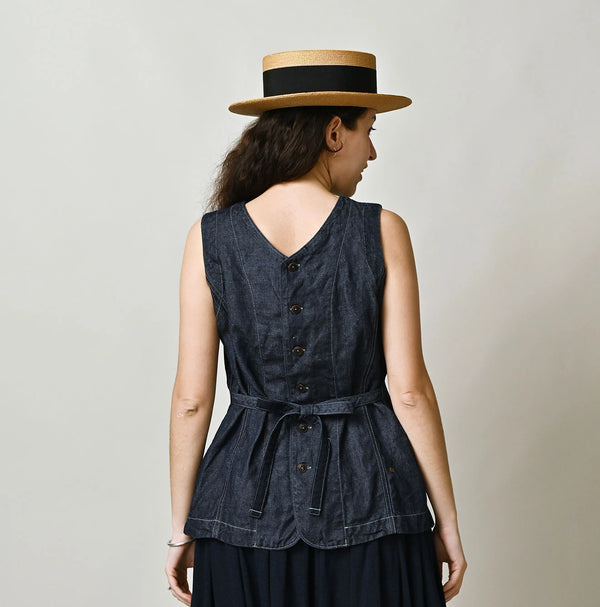 45R Linen Denim Sleeveless Top