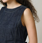 45R Linen Denim Sleeveless Top