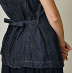 45R Linen Denim Sleeveless Top