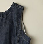 45R Linen Denim Sleeveless Top
