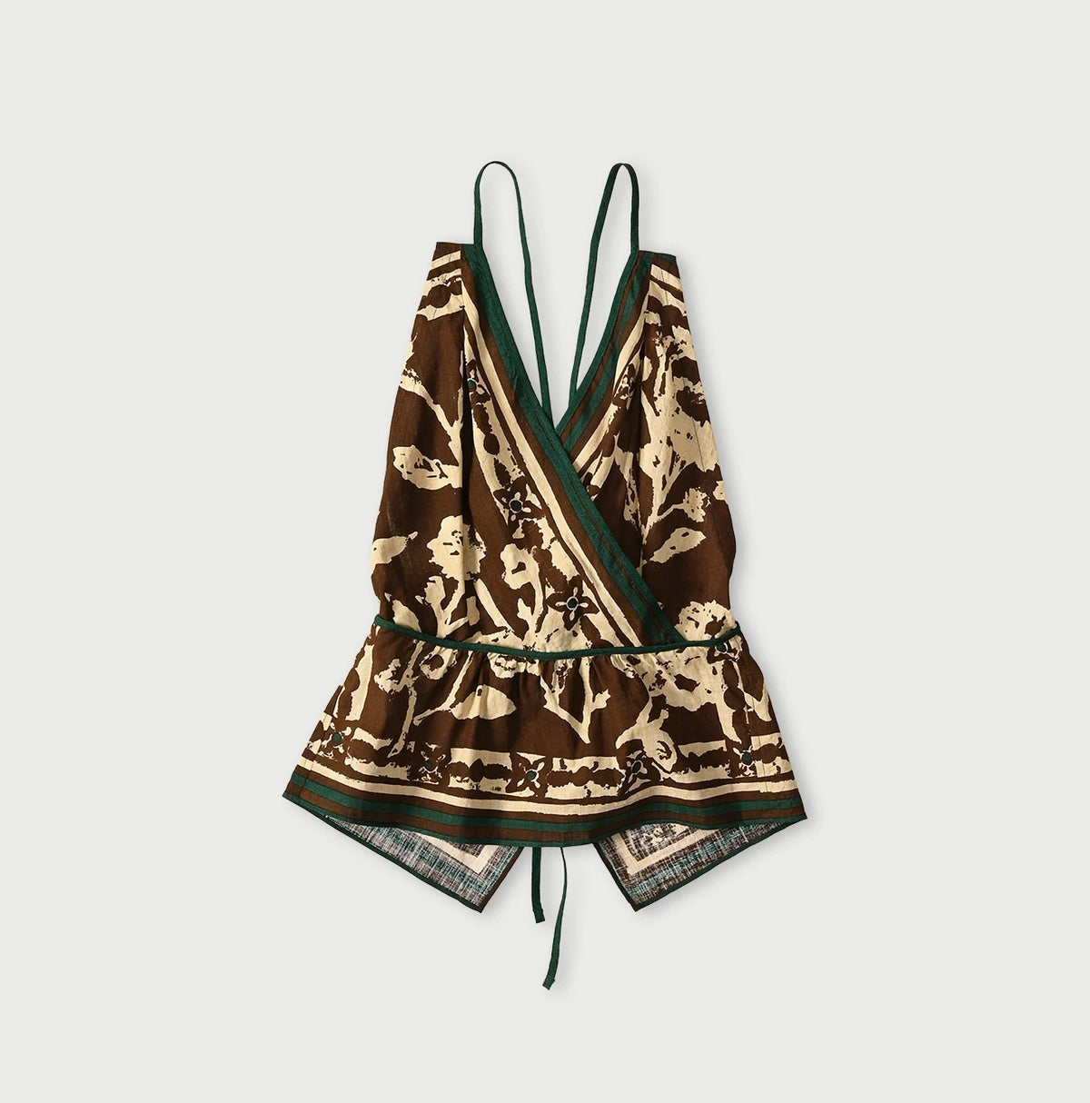 45R Khadi Flax Flower Tank Bra