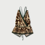 45R Khadi Flax Flower Tank Bra