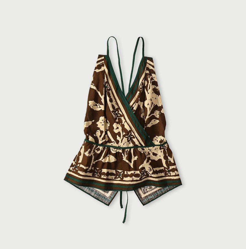 45R Khadi Flax Flower Tank Bra - Image 3