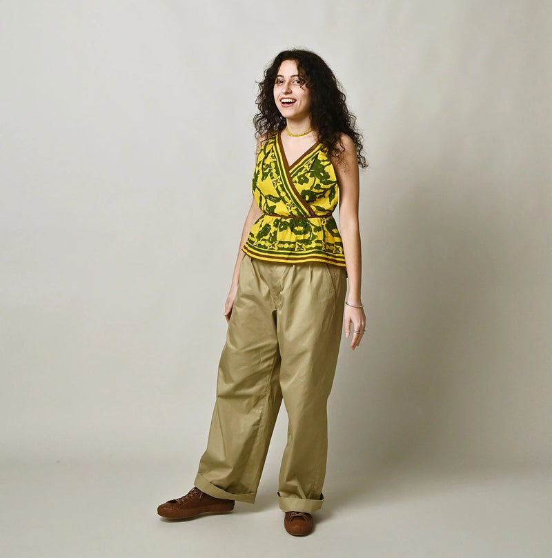 45R Khadi Flax Flower Tank Bra - Image 6