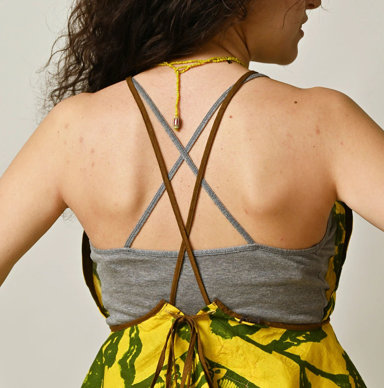 45R Khadi Flax Flower Tank Bra - Image 12