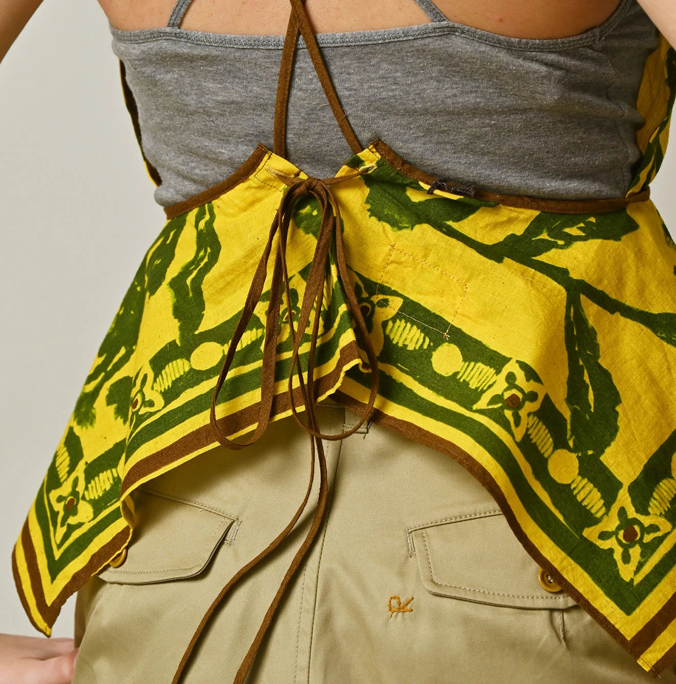 45R Khadi Flax Flower Tank Bra - Image 13