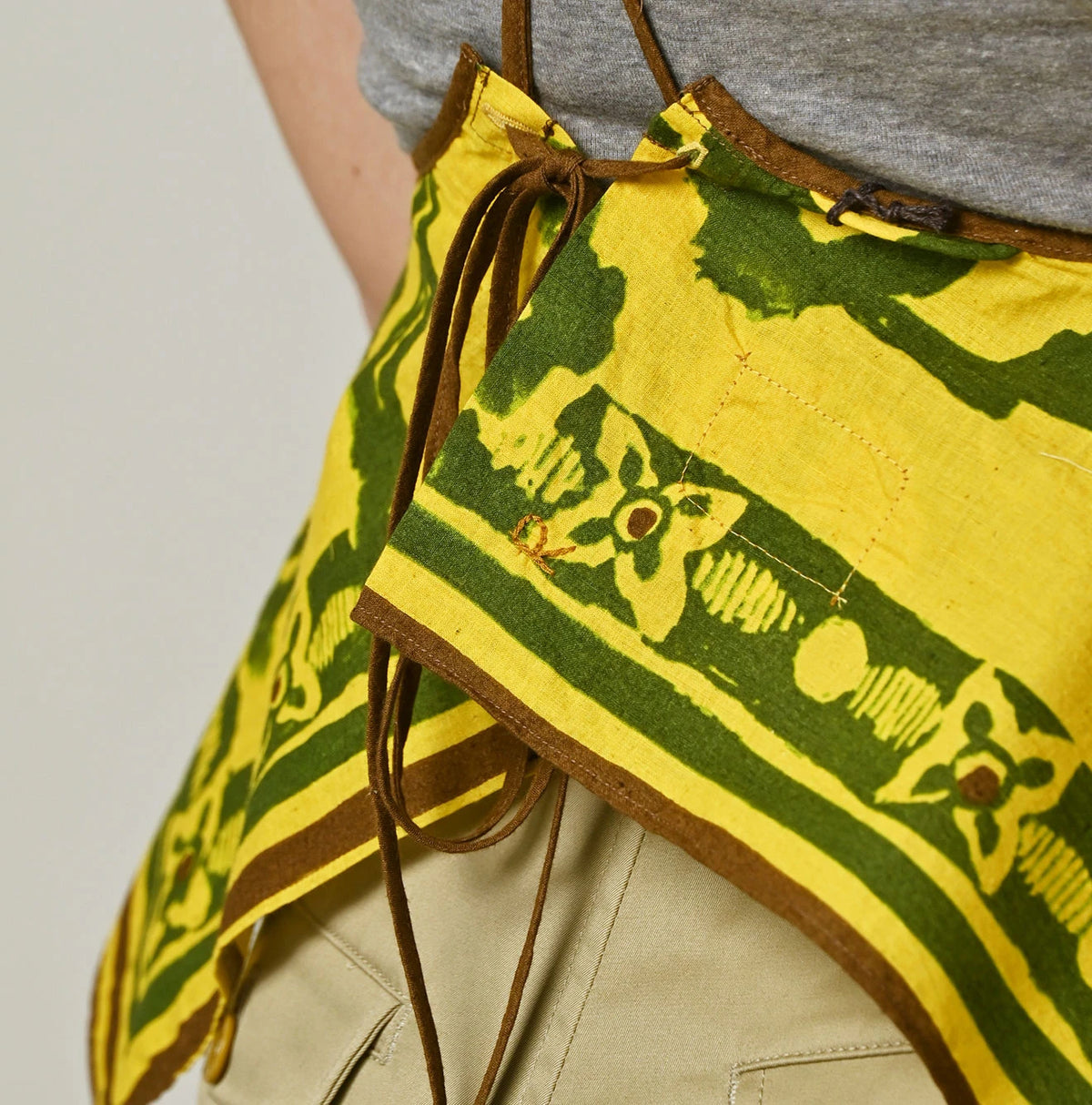 45R Khadi Flax Flower Tank Bra