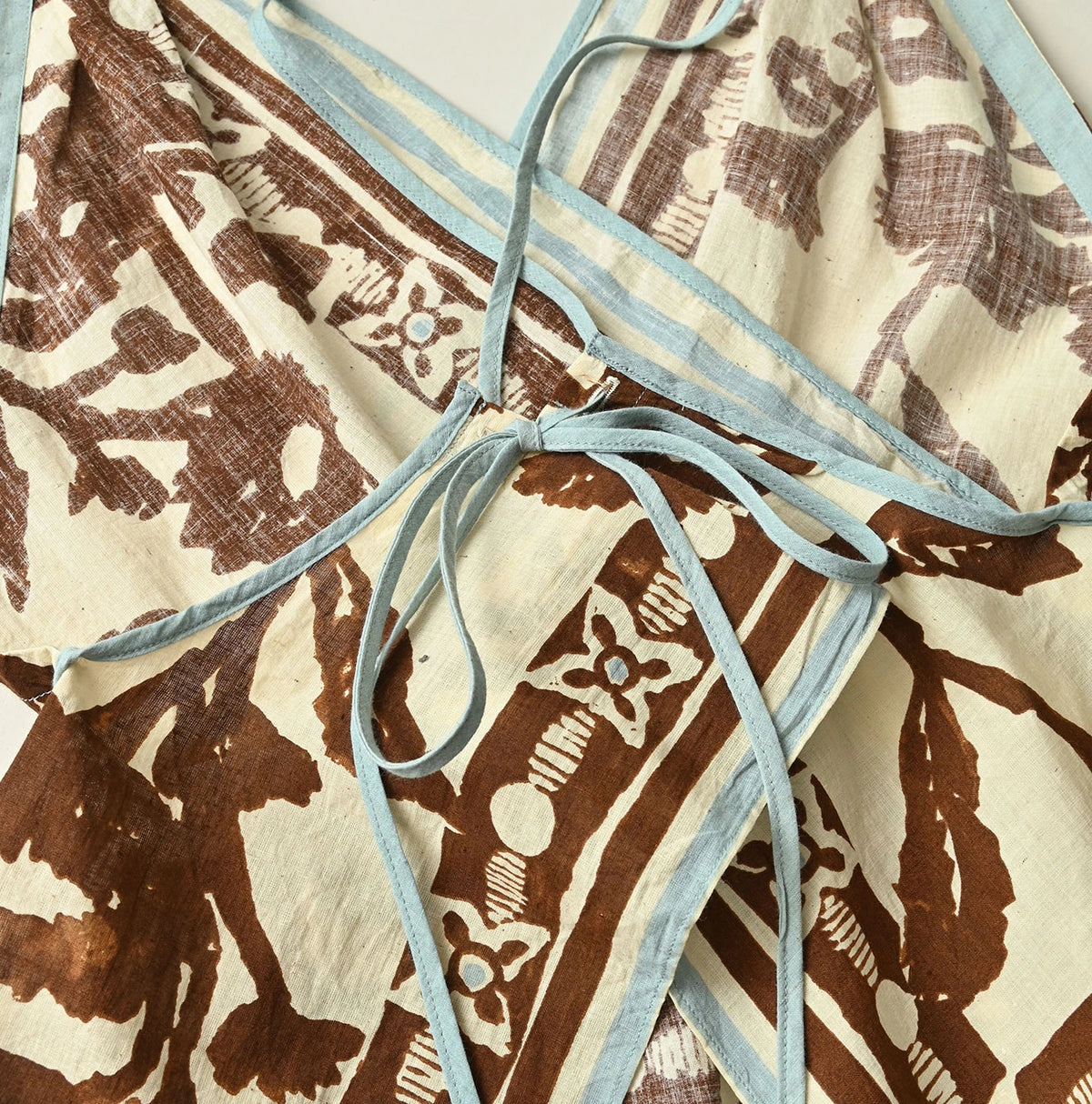 45R Khadi Flax Flower Tank Bra