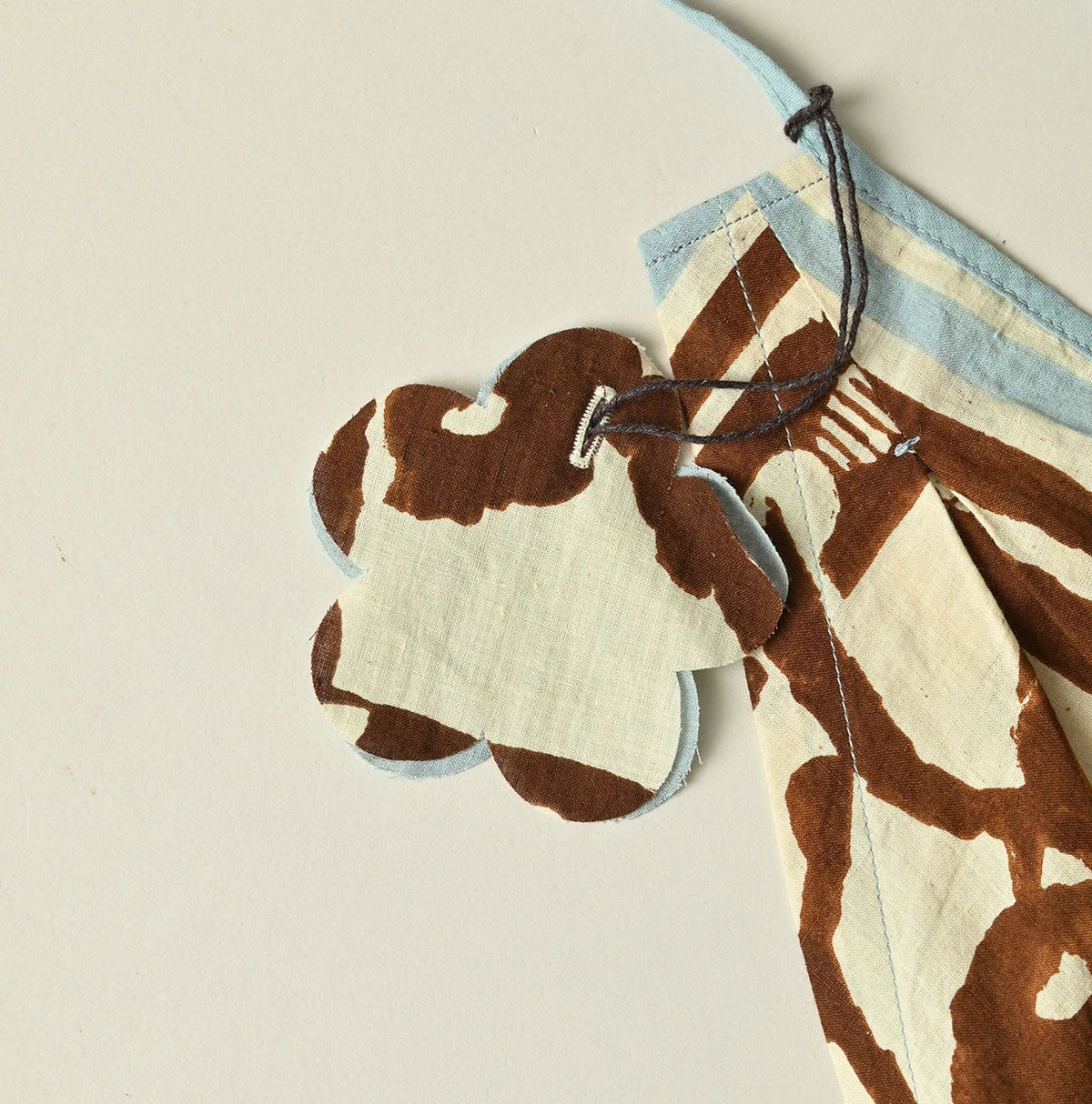 45R Khadi Flax Flower Tank Bra