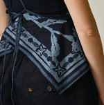 45R Indigo Khadi Flax Flower Tank Bra