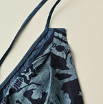 45R Indigo Khadi Flax Flower Tank Bra