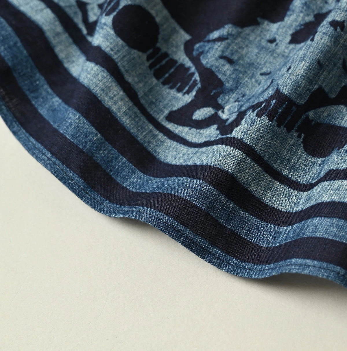 45R Indigo Khadi Flax Flower Tank Bra