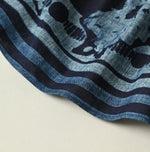 45R Indigo Khadi Flax Flower Tank Bra