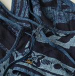 45R Indigo Khadi Flax Flower Tank Bra