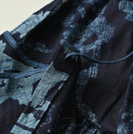 45R Indigo Khadi Flax Flower Tank Bra