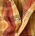 45R Madras Petit-Collar Coupe Shirt (Plant-Dyed)