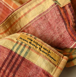 45R Madras Petit-Collar Coupe Shirt (Plant-Dyed)