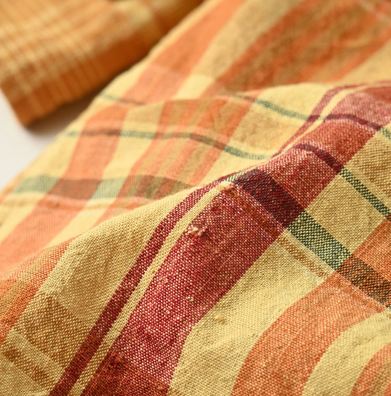 45R Madras Petit-Collar Coupe Shirt (Plant-Dyed) - Image 18