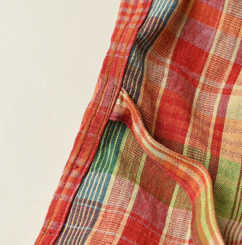 45R Madras Sleeveless Top (Plant-Dyed) - Image 21