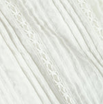 45R Linen Pintuck Lace Blouse