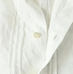 45R Linen Pintuck Lace Blouse