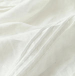 45R Linen Pintuck Lace Blouse