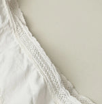 45R Supima Organic Batiste Cutwork Sleeveless Top