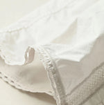 45R Supima Organic Batiste Cutwork Sleeveless Top