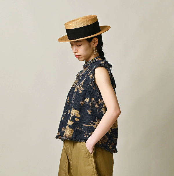 45R Indigo Gima Goza Duck Camisole