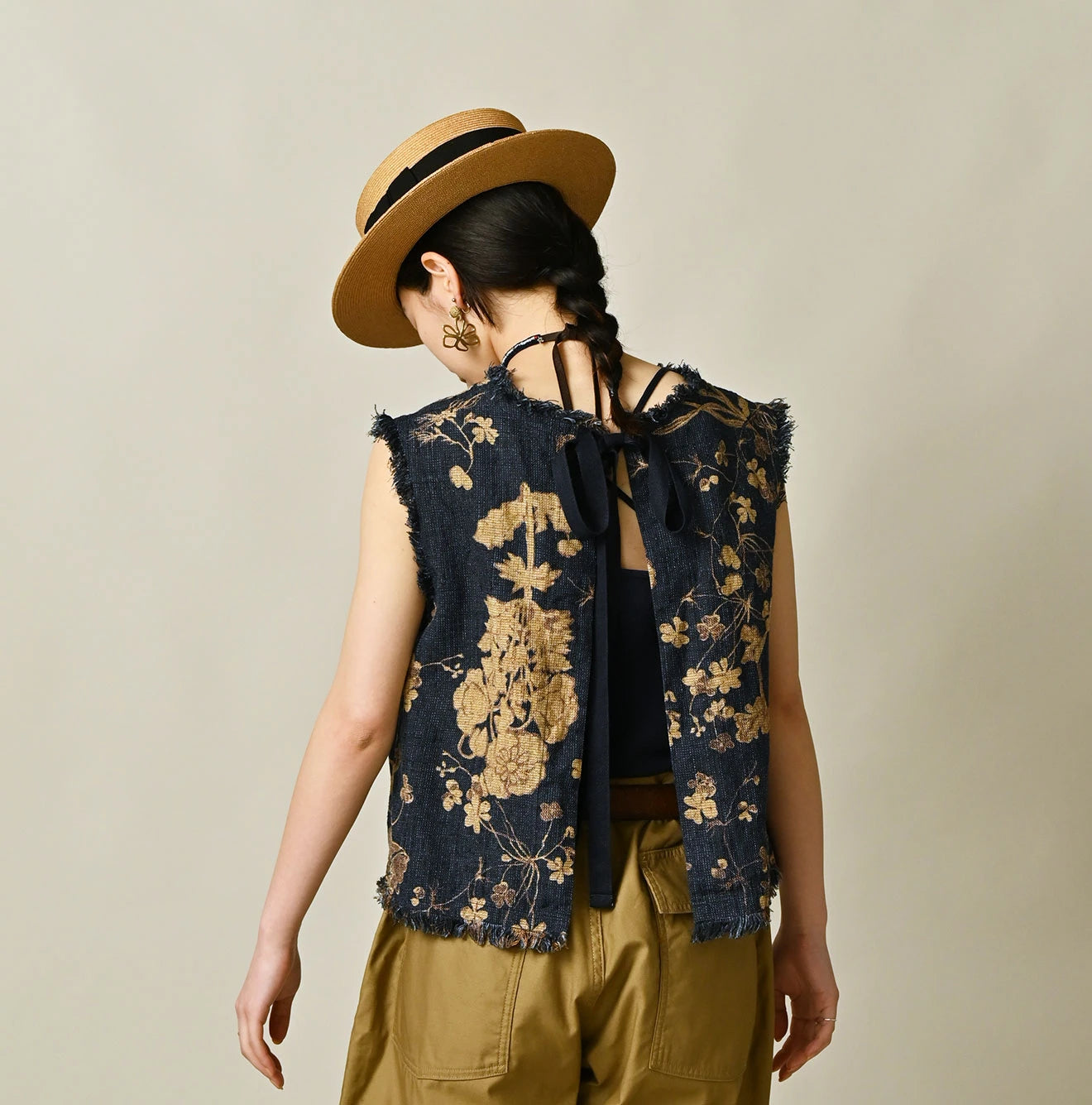 45R Indigo Gima Goza Duck Camisole - Image 5