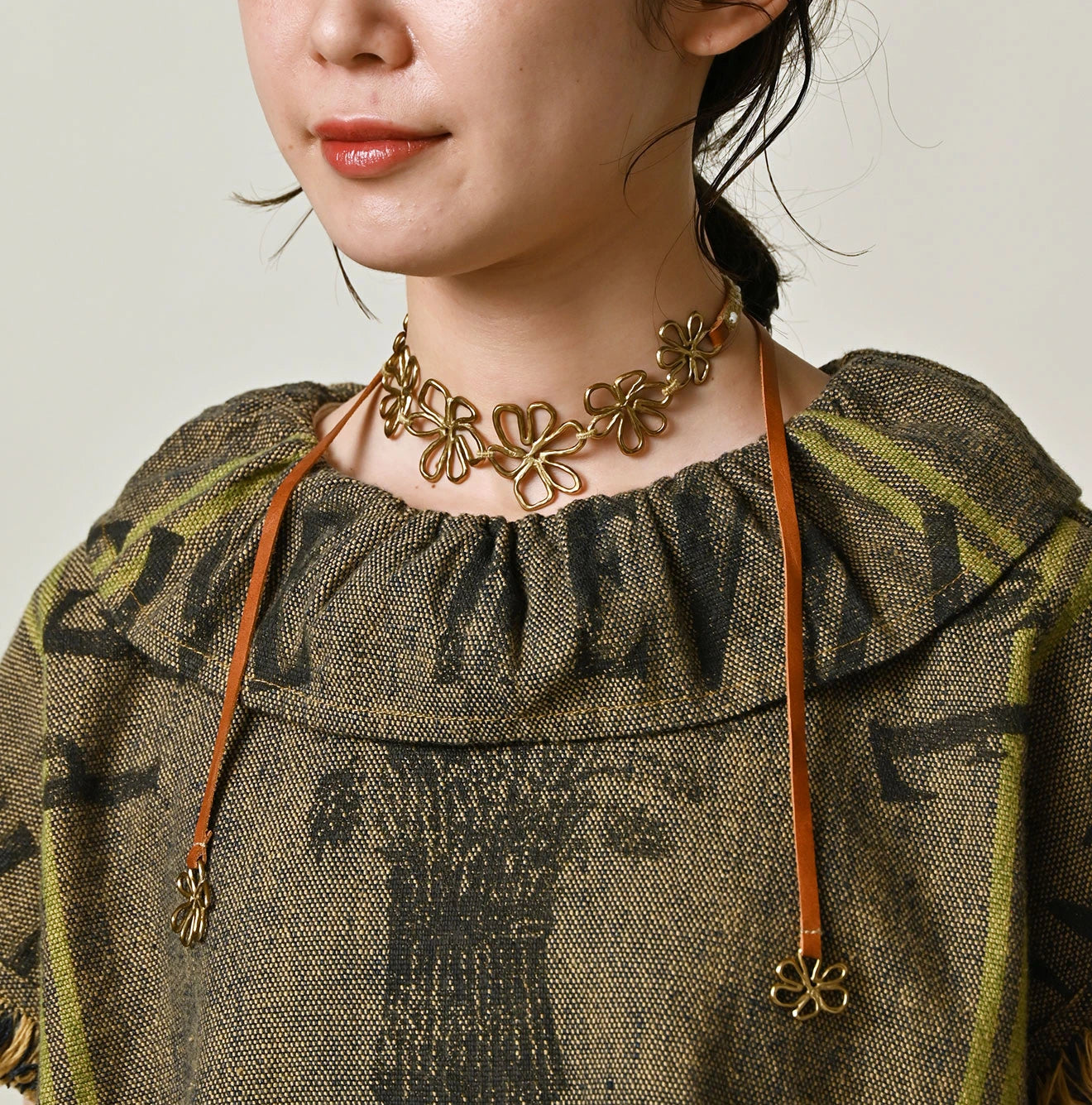 45R Ai Indigo Linen Sack Fringe Sleeveless Top - Image 6