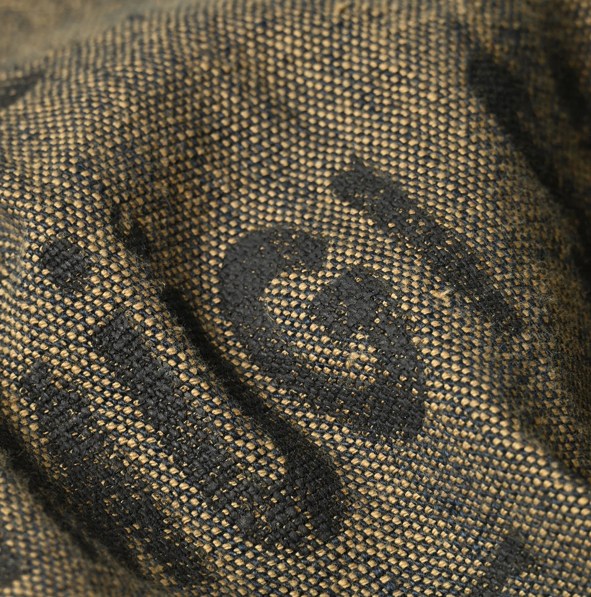 45R Ai Indigo Linen Sack Fringe Sleeveless Top