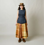 45R Linen Denim Sleeveless Top Zyu