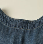 45R Linen Denim Sleeveless Top Zyu