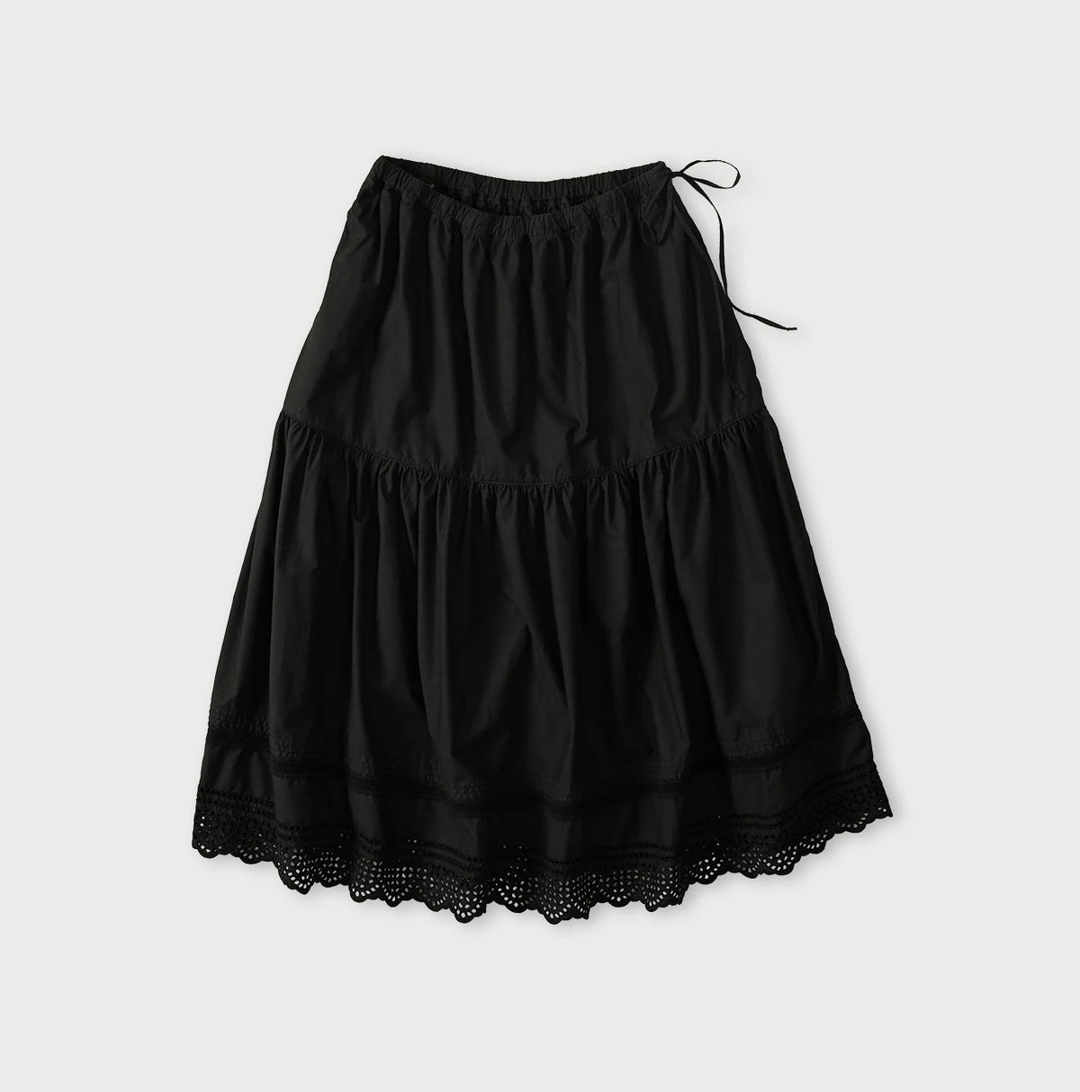 45R Supima Organic Batiste Cutwork Skirt