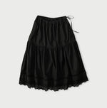 45R Supima Organic Batiste Cutwork Skirt